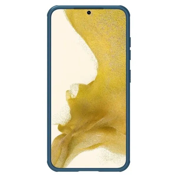 Nillkin Super Frosted Shield Pro etui Samsung Galaxy S23+ pancerny pokrowiec + podstawka na telefon niebieskie