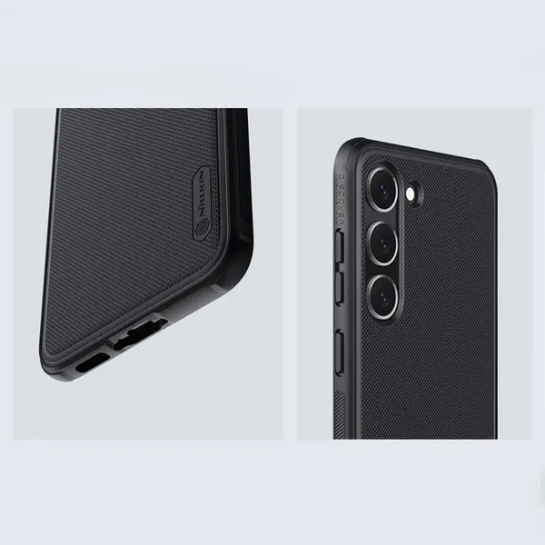 Nillkin Super Frosted Shield Pro Magnetic Case etui Samsung Galaxy S23+ z MagSafe pancerny pokrowiec czarne