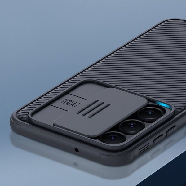 Nillkin CamShield Pro Case etui Samsung Galaxy S23+ pokrowiec z osłoną na aparat niebieskie