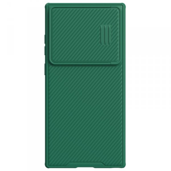 Nillkin CamShield S Case etui Samsung Galaxy S23 Ultra pancerny pokrowiec osłona na aparat zielone