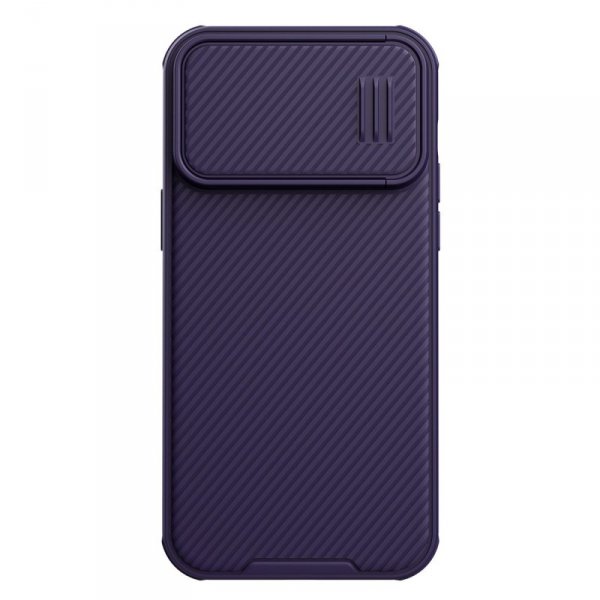 Nillkin CamShield S Case etui iPhone 14 Pro Max pancerny pokrowiec osłona na aparat fioletowe