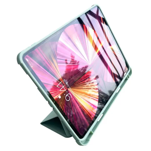 Stand Tablet Case etui iPad 10.9'' 2022 (10 gen.) pokrowiec z klapką smart cover niebieskie