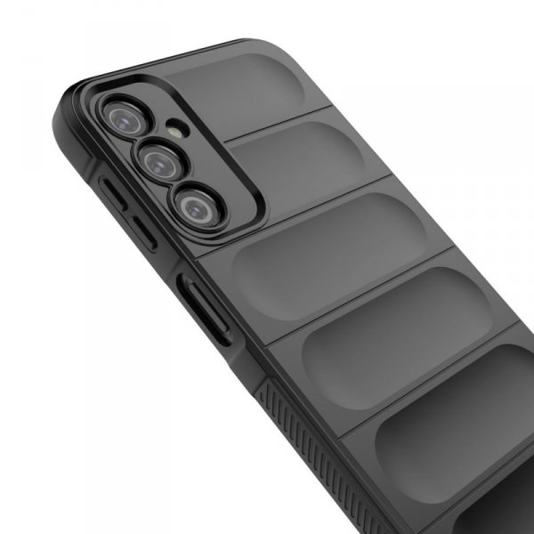 Magic Shield Case etui do Samsung Galaxy A24 4G elastyczny pancerny pokrowiec jasnoniebieskie