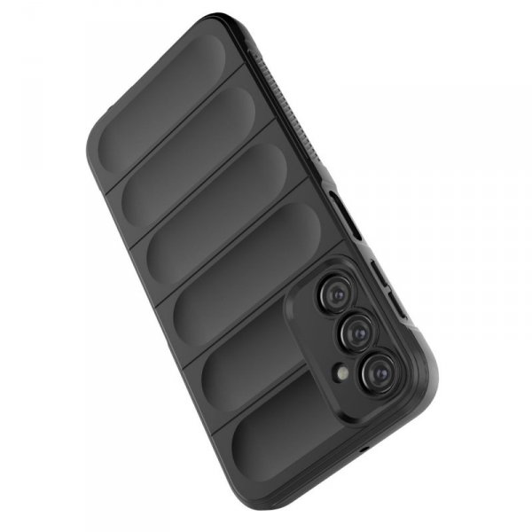 Magic Shield Case etui do Samsung Galaxy A24 4G elastyczny pancerny pokrowiec czarne
