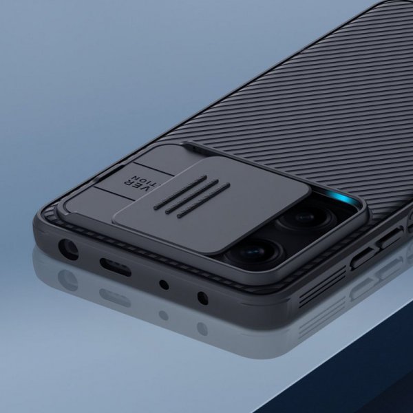 Nillkin CamShield Pro Case etui do Xiaomi Redmi Note 12 Pro+ pokrowiec z osłoną na aparat czarne