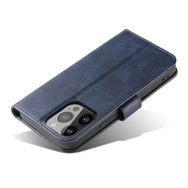 Magnet Case etui do Xiaomi Redmi Note 12 5G / Poco X5 5G pokrowiec z klapką portfel podstawka niebieskie