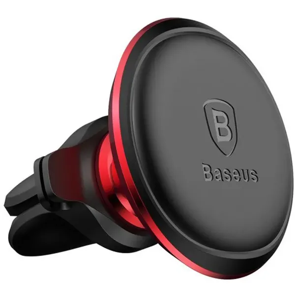 Uchwyt magnetyczny do samochodu na kratkę wentylacyjną Baseus (Overseas Edition) - czerwony