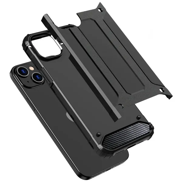 Pancerne etui do iPhone 15 Plus Hybrid Armor - czarne