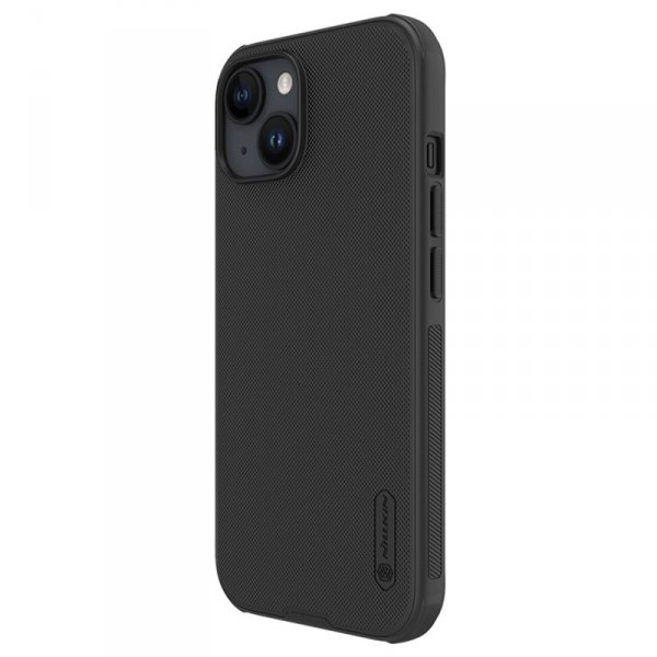 Wzmocnione etui Nillkin Super Frosted Shield Pro do iPhone 15 - czarne