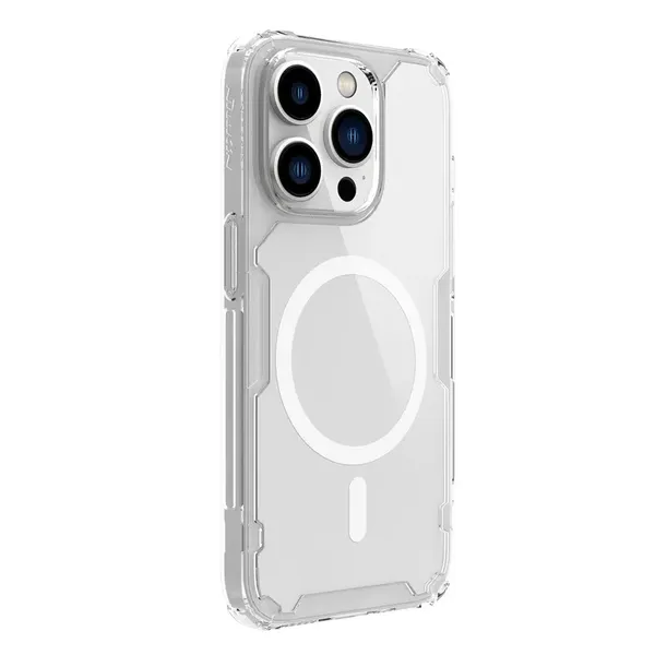 Pancerne etui z MagSafe Nillkin Nature Pro do iPhone 15 Pro Max - białe
