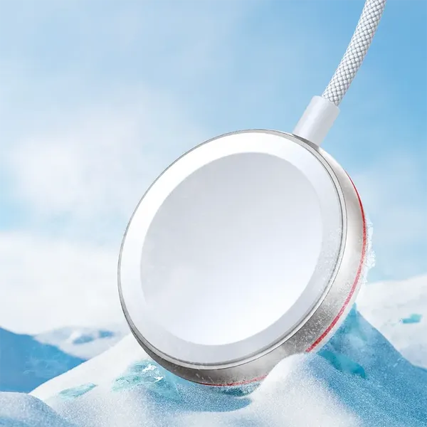 Joyroom 2 w 1 kabel lightning i ładowarka indukcyjna do Apple Watch 1.5m biały (S-IW012)