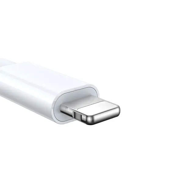 Kabel 3 w 1 Joyroom S-IW008 magnetyczna ładowarka USB-A - Lightning/USB-C 1.2m - biały
