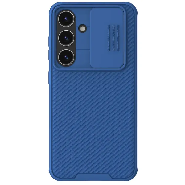 Etui Nillkin CamShield Pro pancerne z osłona na aparat do Samsung Galaxy S24+ - niebieskie