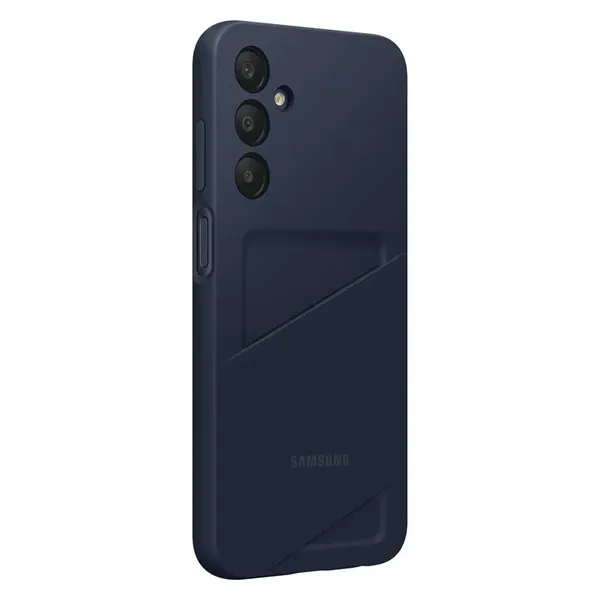 Etui Samsung Card Slot Case EF-OA156TBEGWW z kieszenią na karty do Samsung Galaxy A15 / A15 5G - czarno-niebieskie