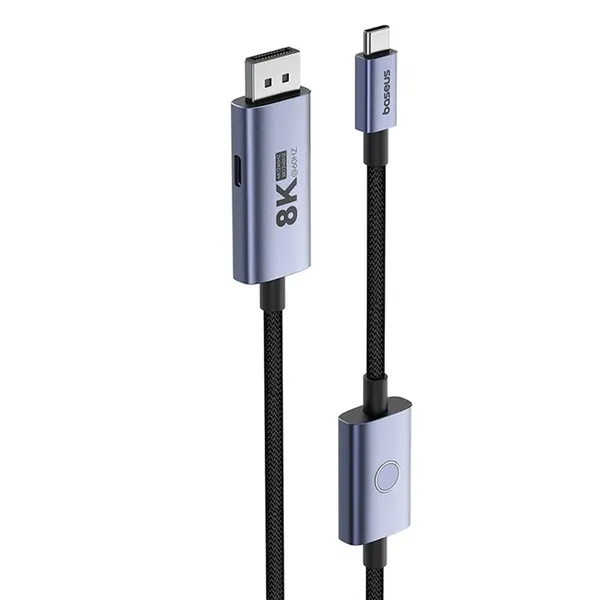 Kabel Baseus High Definition Series BS-OH139 USB-C / DP 8K PD 100W 1.5m - czarny