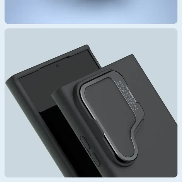 Etui Nillkin CamShield Silky Prop Silicone Case na Samsung Galaxy S24 Ultra - czarne