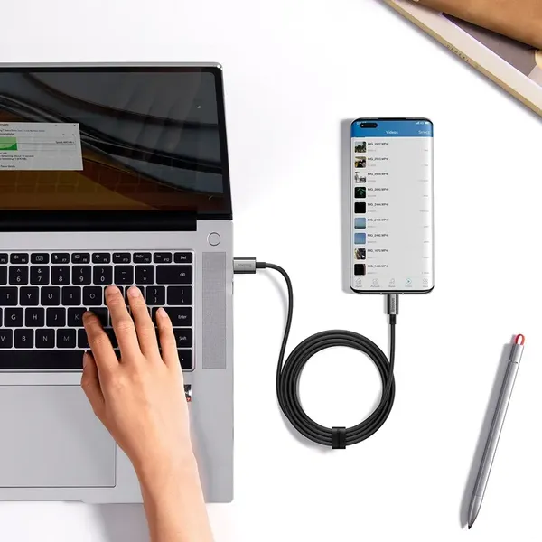 Kabel Baseus Superior Series USB-A / USB-C 100W 1m - czarny