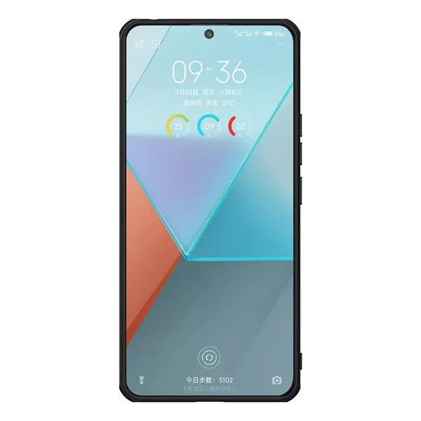 Etui Nillkin Super Frosted Shield Pro do Xiaomi Redmi Note 13 Pro 4G / Poco X6 5G - czarne