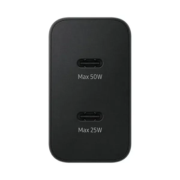 Ładowarka Samsung Power Adapter Duo EP-T5020XBEGEU sieciowa 2x USB-C 50W - czarna