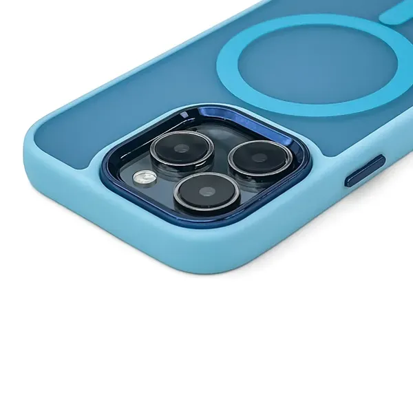 Etui Magnetic Collection MagSafe na iPhone 16 Pro Max - jasnoniebieskie