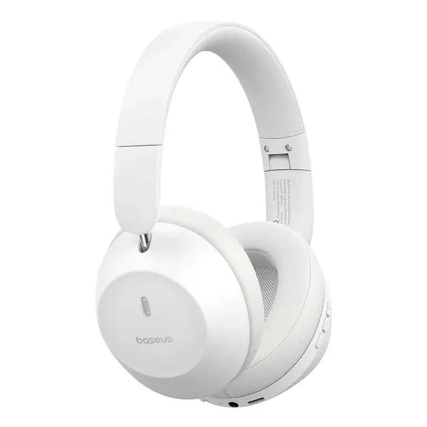 Słuchawki bezprzewodowe Baseus Bass 30 Max nauszne Bluetooth 5.3 - białe