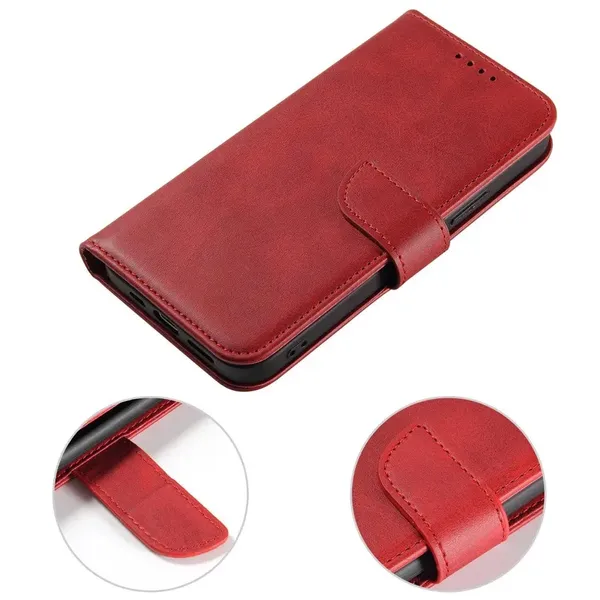 Etui Magnet Case z klapką do Samsung Galaxy S25 Ultra - czerwone