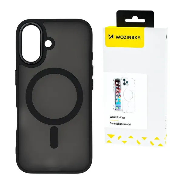 Etui Wozinsky Fashion Case z MagSafe na Samsung Galaxy S24 FE - czarne