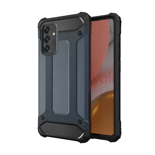 Pancerne hybrydowe etui Hybrid Armor pokrowiec na Samsung Galaxy A56 - niebieskie