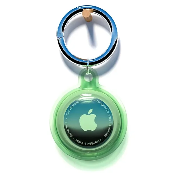 Etui na Apple AirTag wodoodporne - zielone