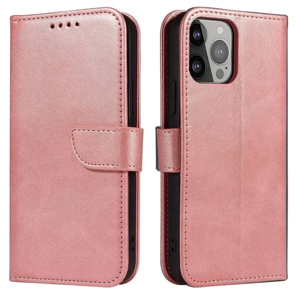 Etui Magnet Case z klapką do Samsung Galaxy A36 - różowe