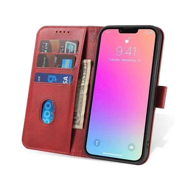 Etui Magnet Case z klapką do Samsung Galaxy A36 - czerwone