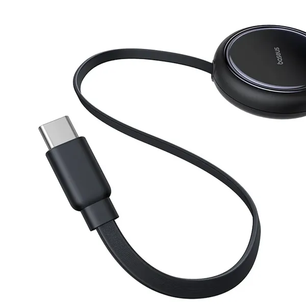 Kabel zwijany Baseus Bright Mirror Series USB-C - 2 x USB-C 100W 1m - czarny