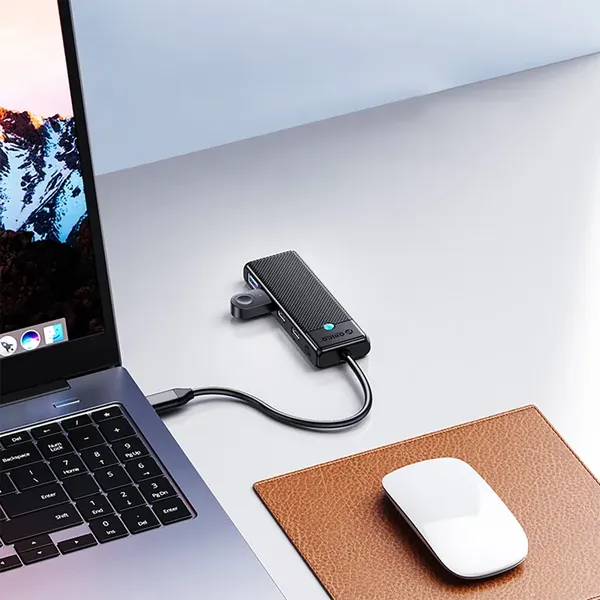 Hub USB-C Orico PAPW2AC-C3 stacja dokująca 2x USB-A 3.0 + 2x USB-C 3.0 - czarny