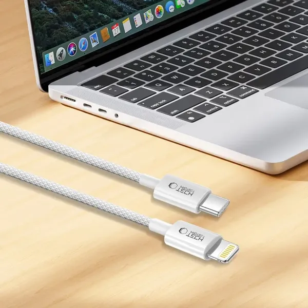 Kabel Tech-Protect UltraBoost USB-C / Lightning PD27W/3A 200 cm - szary
