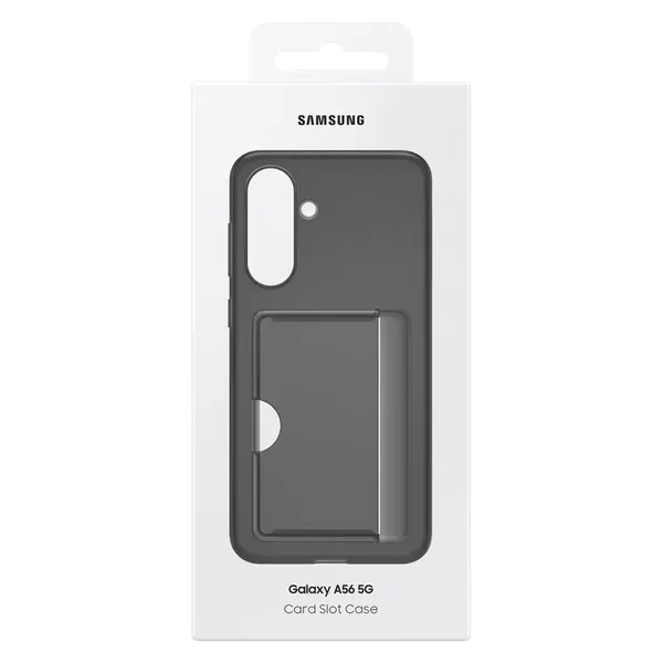 Etui Samsung Card Slot Case EF-OA566TBEGWW z kieszenią na karty do Samsung Galaxy A56 5G - czarne