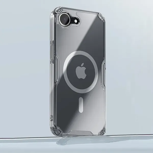 Etui Nillkin Nature Pro Magnetic na iPhone 16e - przezroczyste