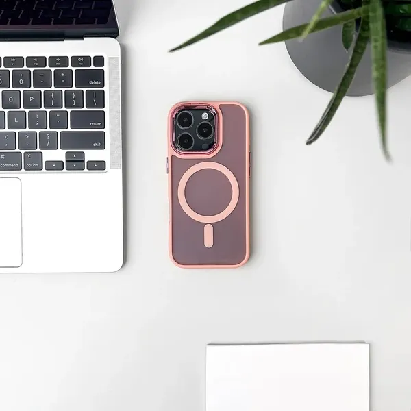 Etui Fashion Case kompatybilne z MagSafe na iPhone 17 Pro - różowe