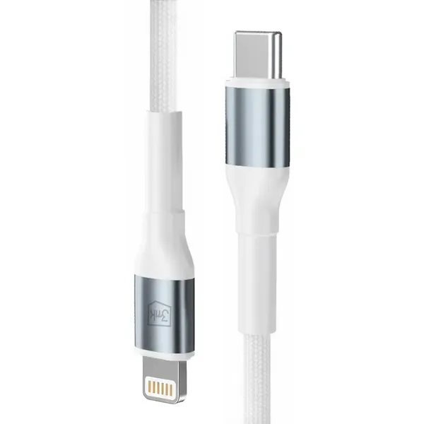 Kabel 3mk Hyper Cable N-SERIES USB-C / Lightning 1m 9V/2A 20W / biały