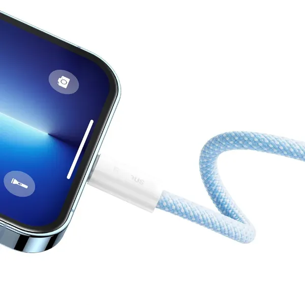 Kabel Baseus Dynamic Series 20W USB-C - Lightning 1m - niebieski