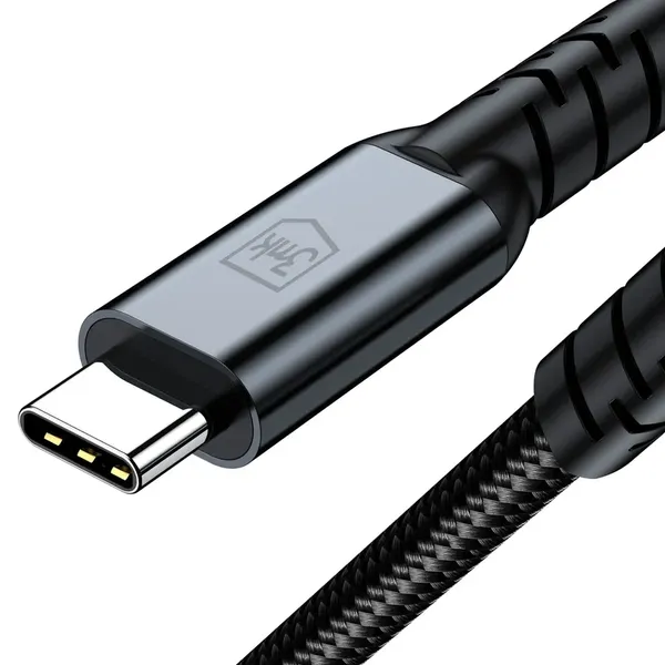 Kabel 3mk Hyper Cable N-SERIES Thunderbolt 4 USB-C / USB-C 1m 48V/5A 40Gb/s 240W 8K60Hz - czarny