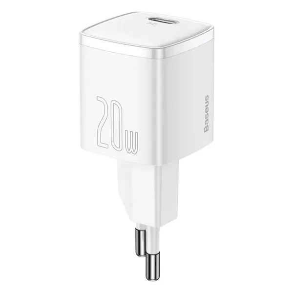 Ładowarka sieciowa Baseus Cube 20W PD USB-C - biała