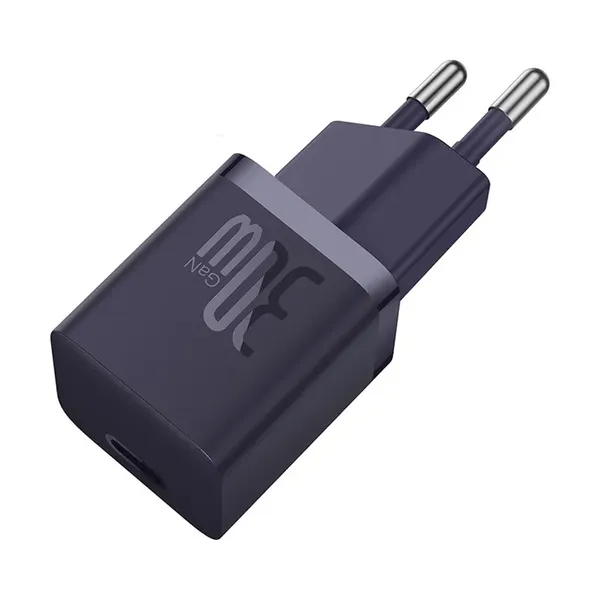 Ładowarka sieciowa Baseus GaN5 30W USB-C EU - fioletowa