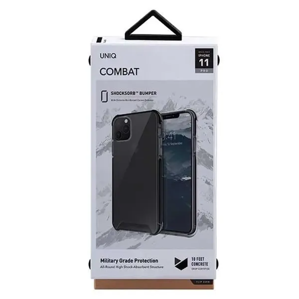 Etui Uniq Combat na iPhone 11 Pro - czarne