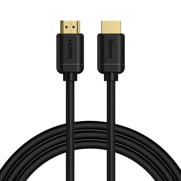 Baseus kabel przewód HDMI 2.0 4K 60 Hz 3D HDR 18 Gbps 2 m czarny (CAKGQ-B01)