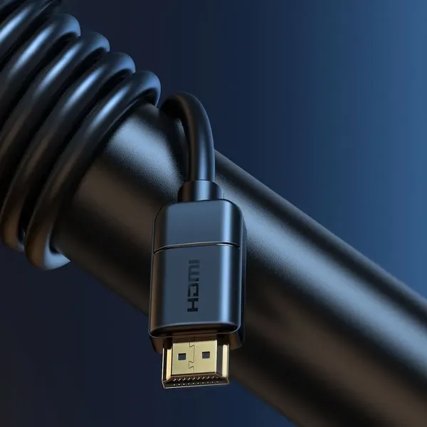 Baseus kabel przewód HDMI 2.0 4K 60 Hz 3D HDR 18 Gbps 3 m czarny (CAKGQ-C01)