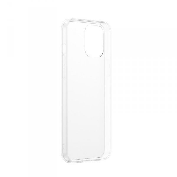 Baseus Frosted Glass Case Sztywne etui z elastyczną ramką iPhone 12 Pro Max Biały (WIAPIPH67N-WS02)