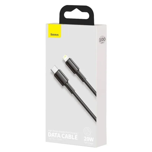 Kabel Baseus CATLGD-01 Lightning - USB-C PD 20W 480Mb/s 1m - czarny