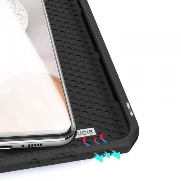 DUX DUCIS Skin X kabura etui pokrowiec z klapką Samsung Galaxy A42 5G czarny