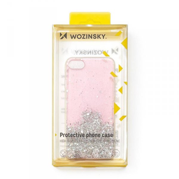 Wozinsky Star Glitter błyszczące etui pokrowiec z brokatem Samsung Galaxy A42 5G zielony