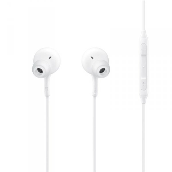 Samsung AKG przewodowe słuchawki dokanałowe USB-C biały (EO-IC100BWEGEU)